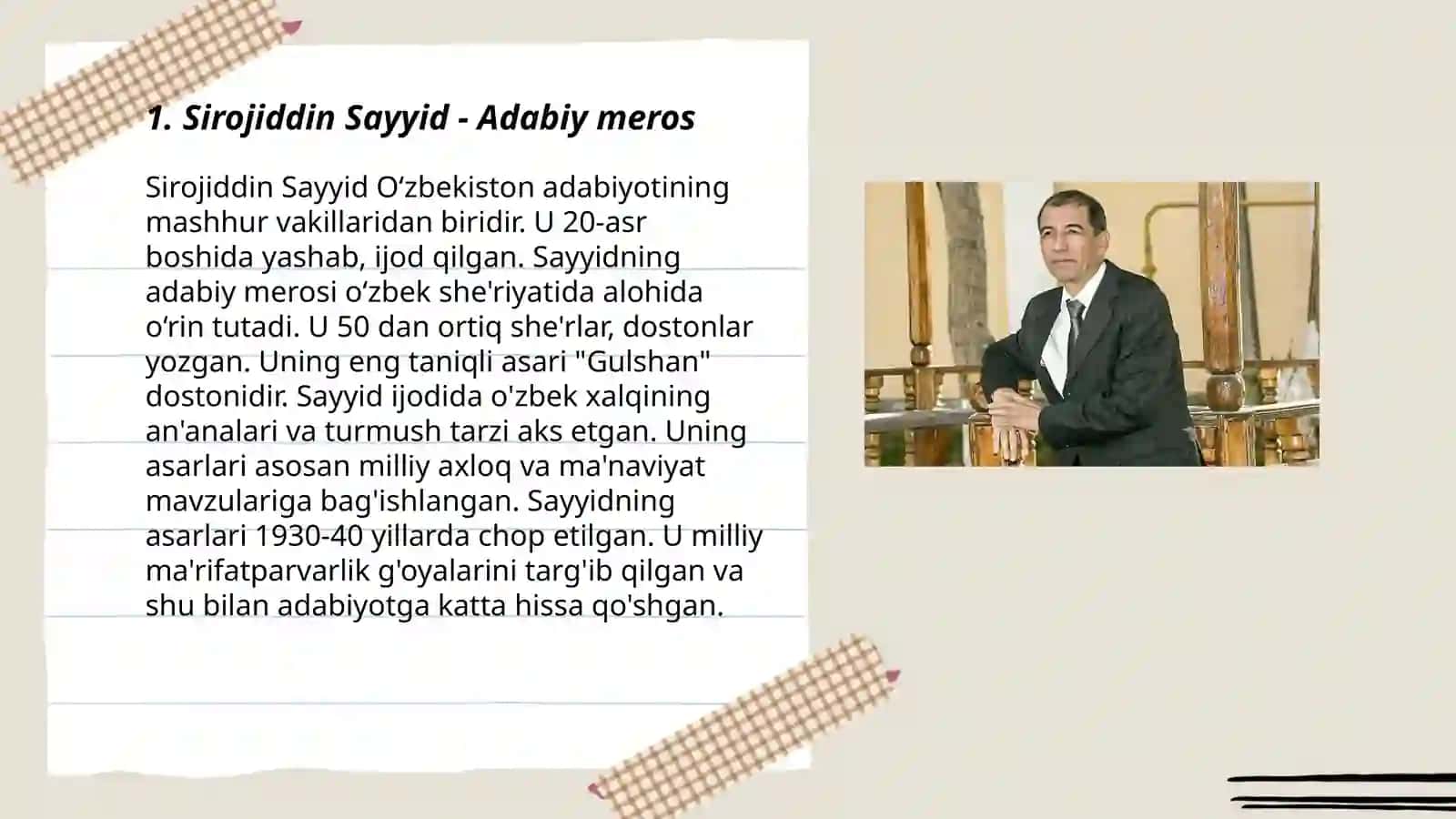 Sirojiddin Sayyid sheʼriyati 3