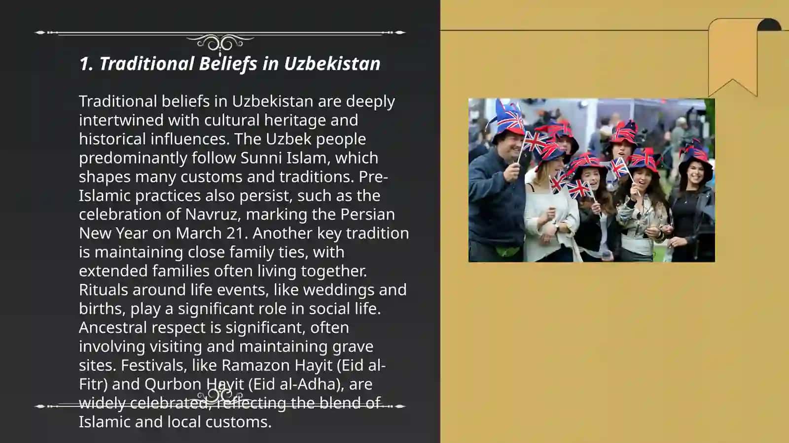 Beliefs, attitudes, values, and norms of Uzbekistan, the USA and the UK 3