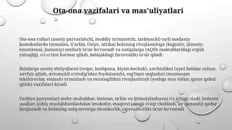 Tarbiya jarayonining mohiyati va mazmuni 3
