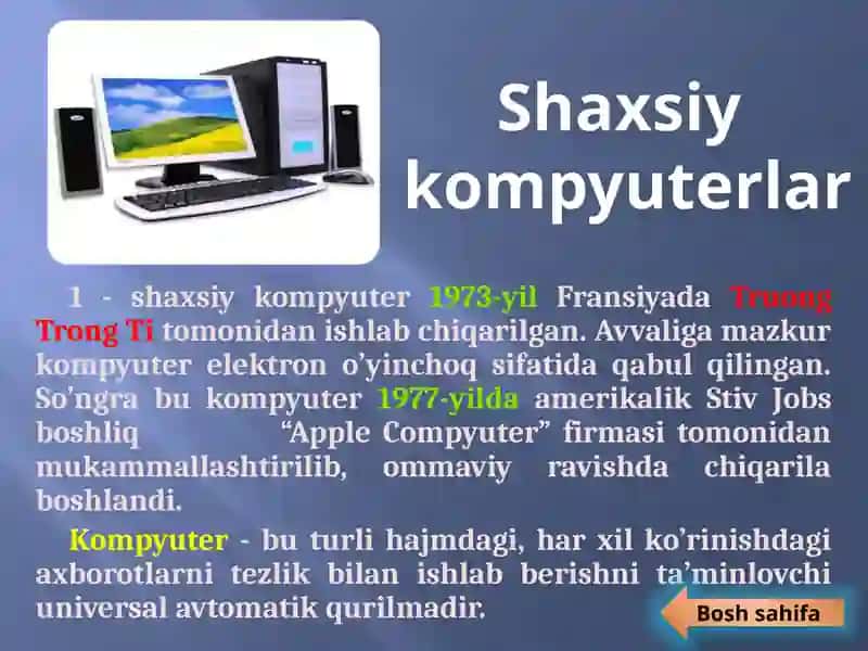 komyuter haqida tushuncha 3