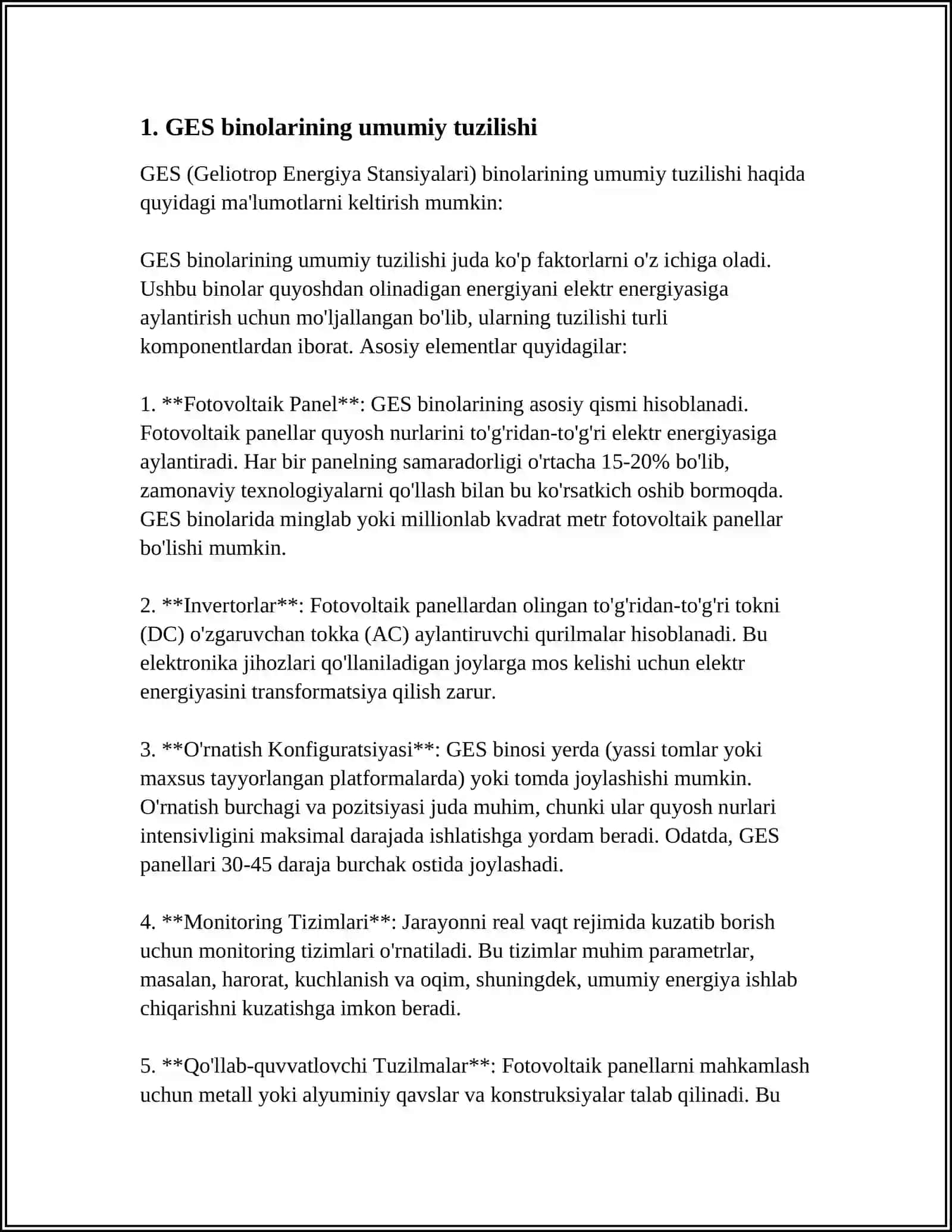 GES BINOLARINING KONSTRUKSIYALARI 3