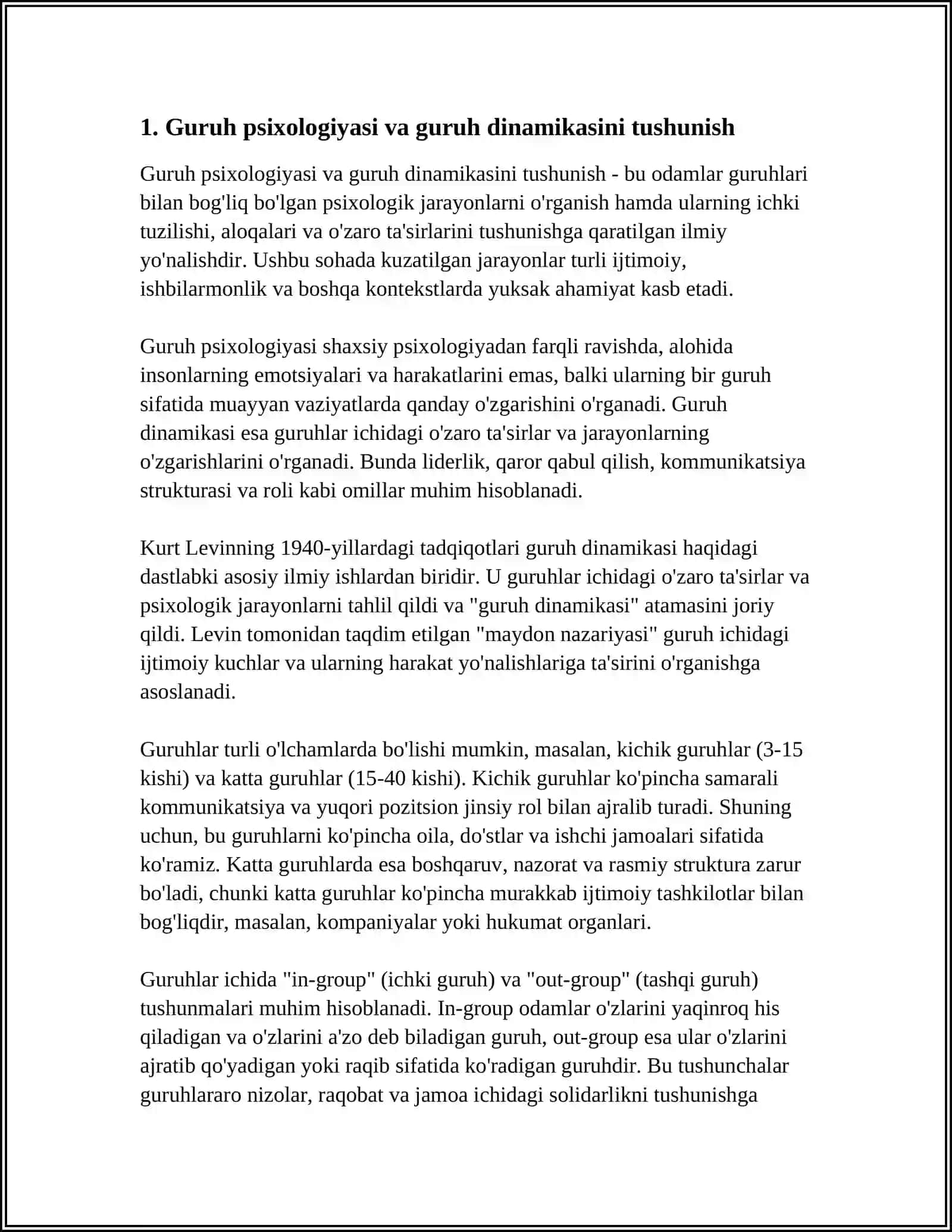 GURUXIY KONSULTANTNING KOMPETENTLIGI 3