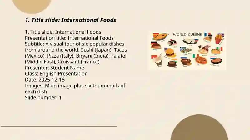 International Foods 3