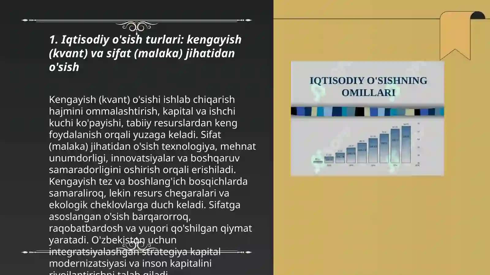 Iqtisodiy o'sish turlari 3