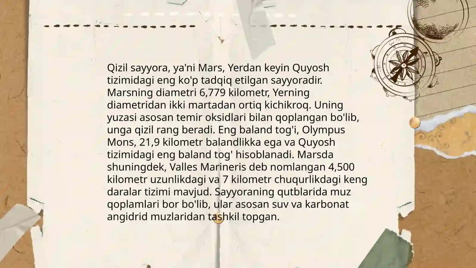 Qizil Sayyoraning Topografiyasi 3
