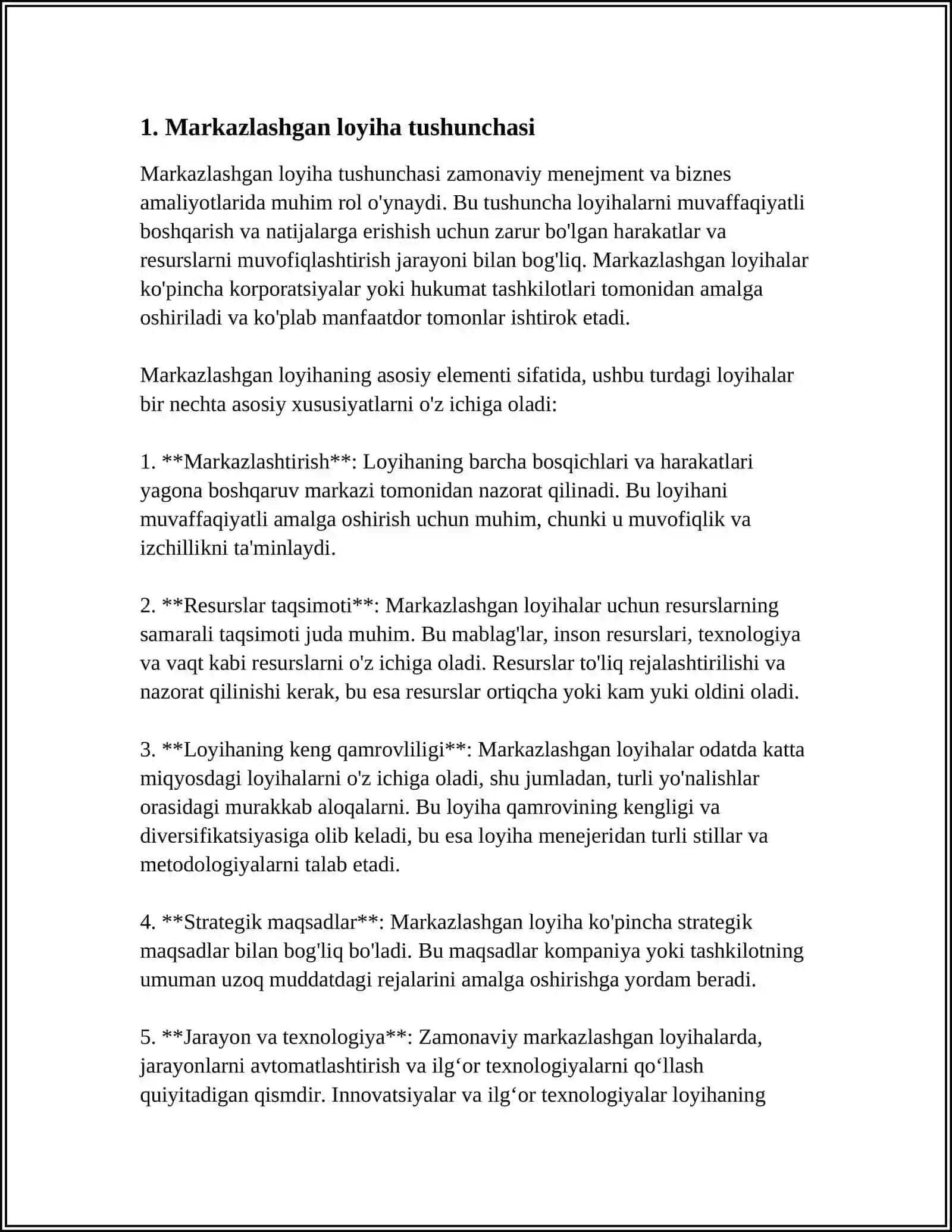 JAMOAT BINOLARINI LOYIHALASHNING MARKAZLASHGAN SXEMASI 3