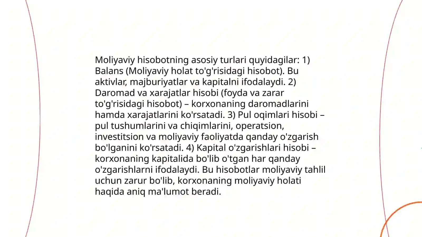 Moliyaviy hisobot 3
