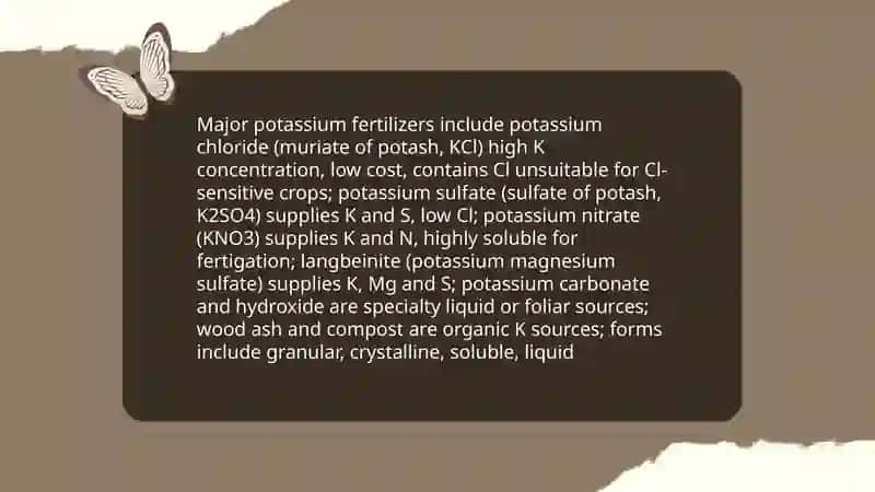 Potassium fertilizers 3