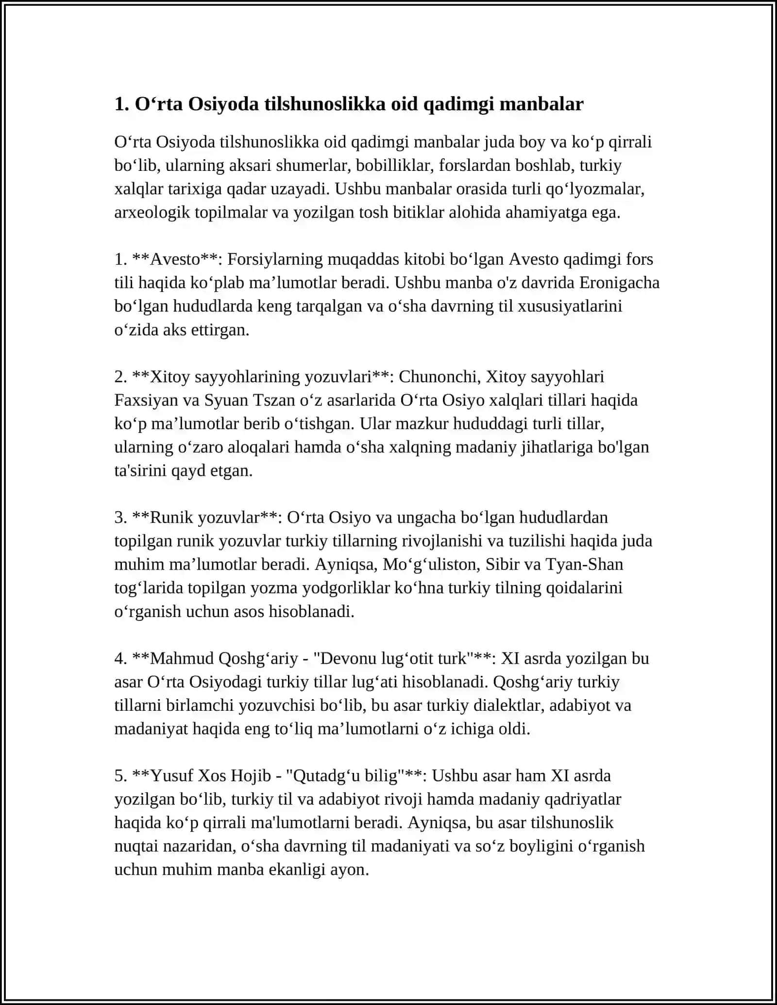 OʻRTA OSIYODA TILSHUNOSLIKNING RIVOJLANISHI 3