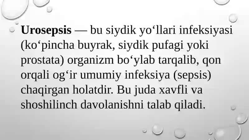 Urosepsis 3