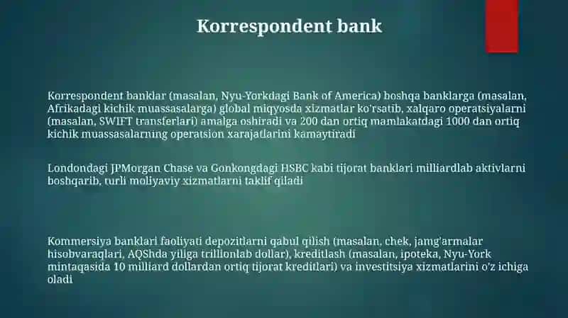 Tijorat banklari operatsiyalari 3
