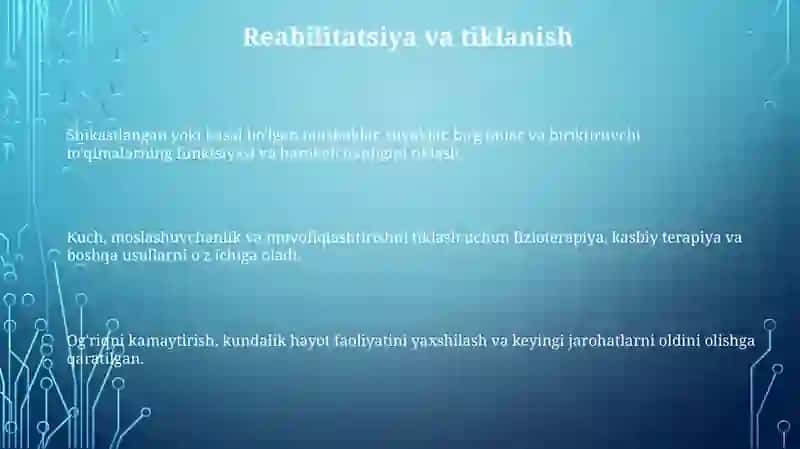 Tayanch - harakatlanish sistemasi 3