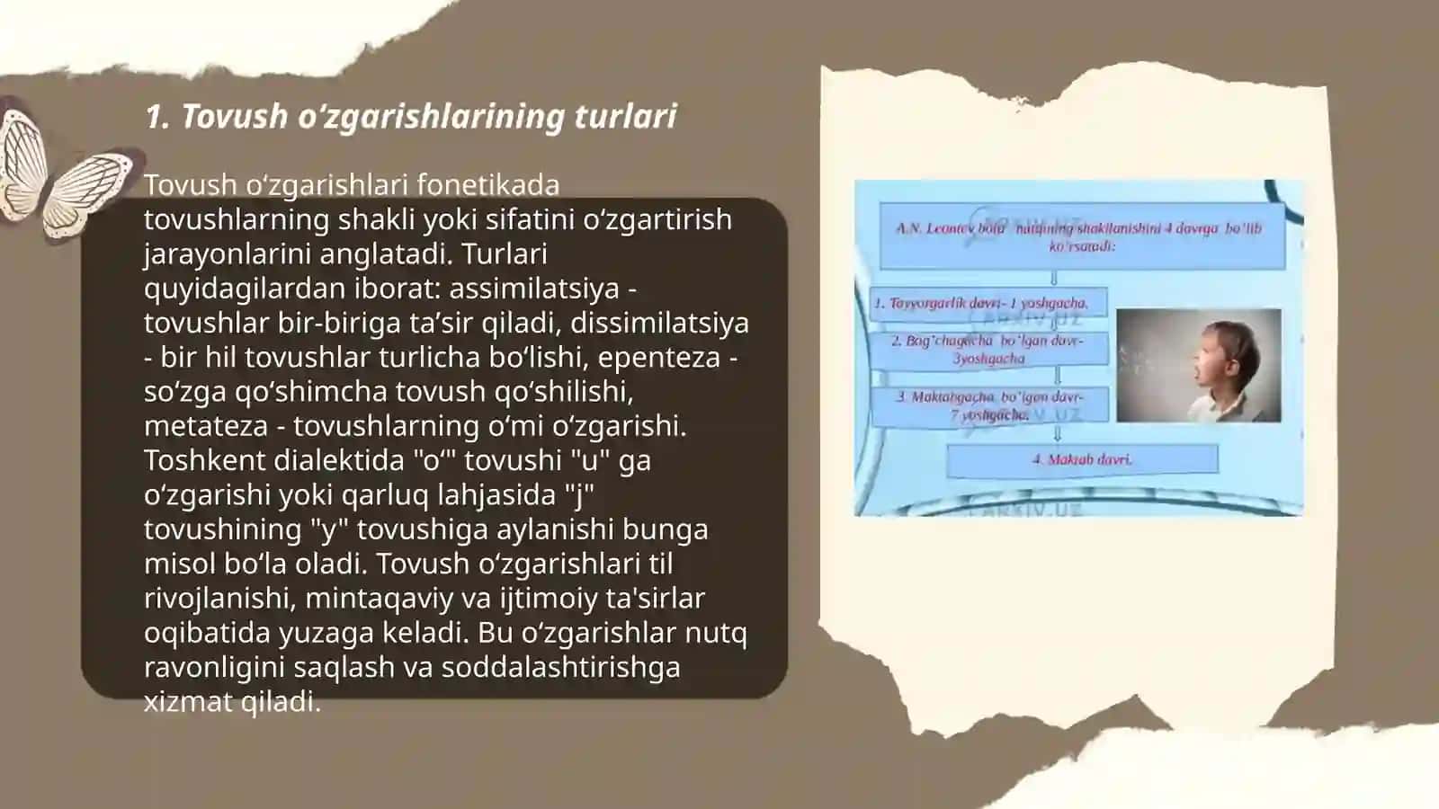 Nutq jarayonida tovush oʻzgarishlari 3