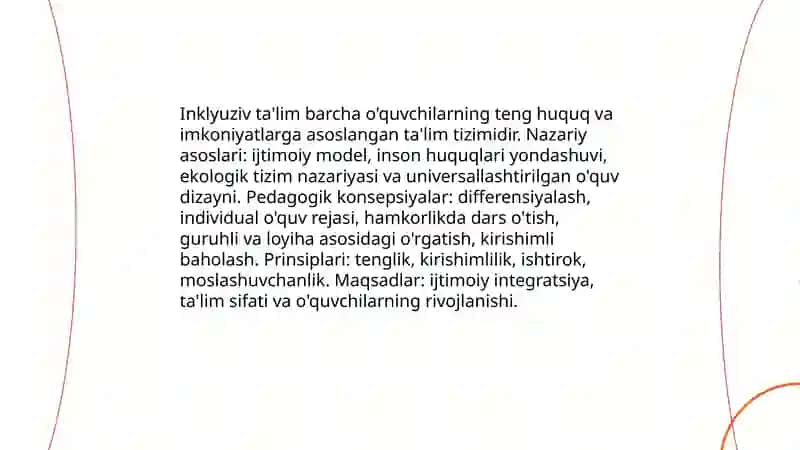 Inklyuziv ta'limning uslubiy asoslari 3