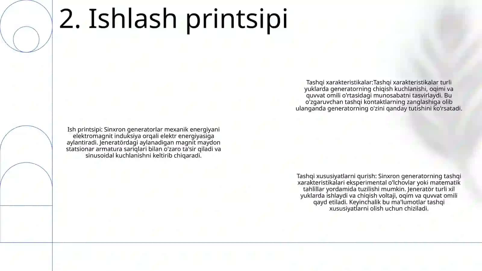 Sinxron Generatorning Tashqi Xarakteristikasini Qurish 3