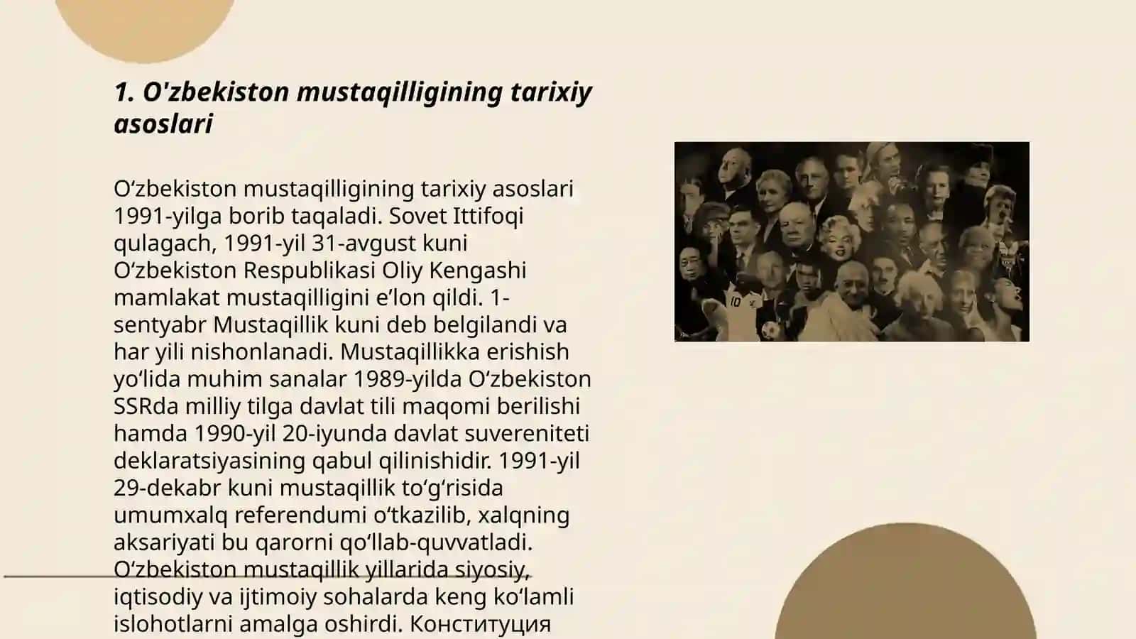 O'zbekiston mustaqilligining tarixiy asoslari 3