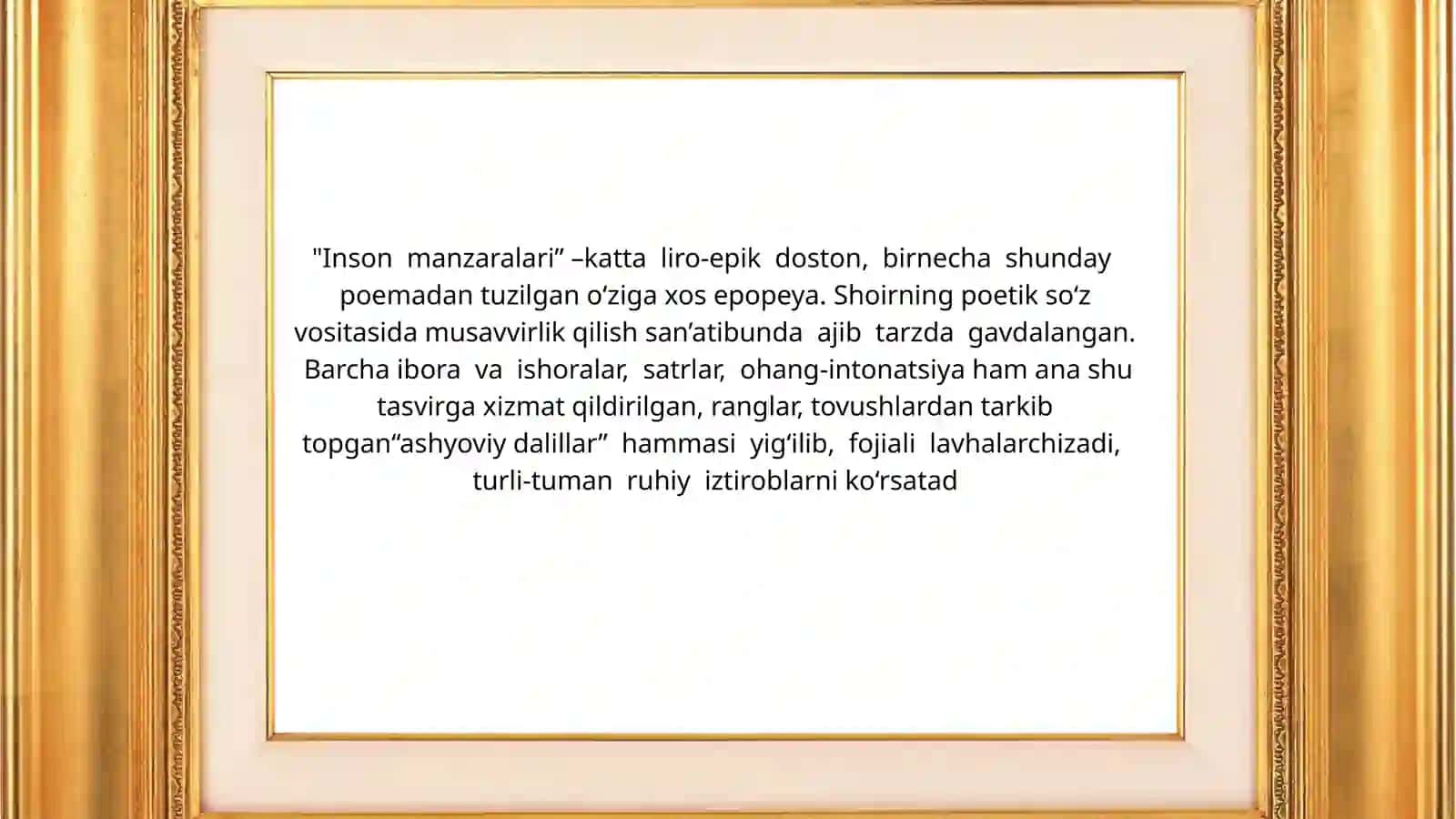 NOZIM HIKMATNING "INSON MANZARALARI" EPOPEYASI 3