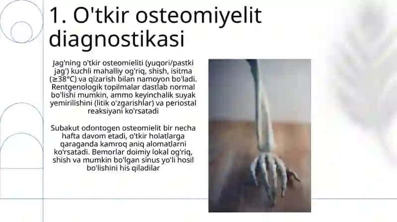 O'tkir odontogen osteomiyelit 3