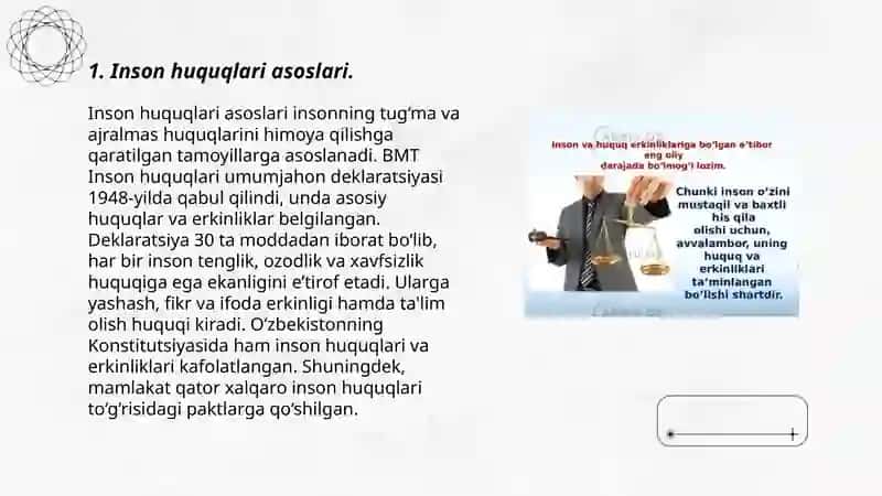 Inson huquqlari asoslari 3