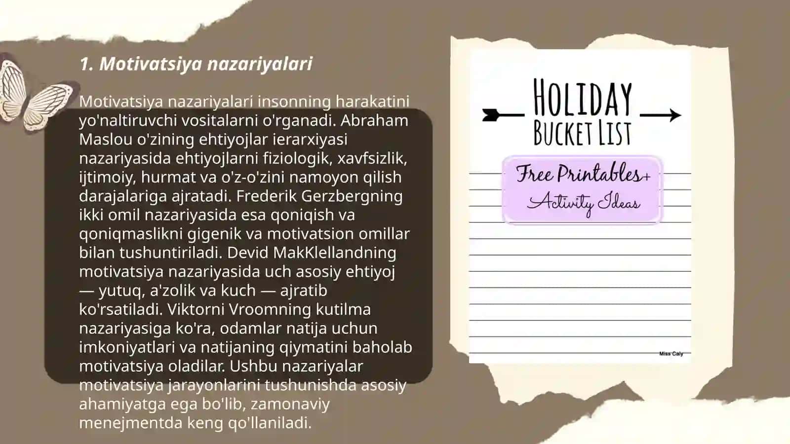 Shaxs faoliyati va motivatsiya 3