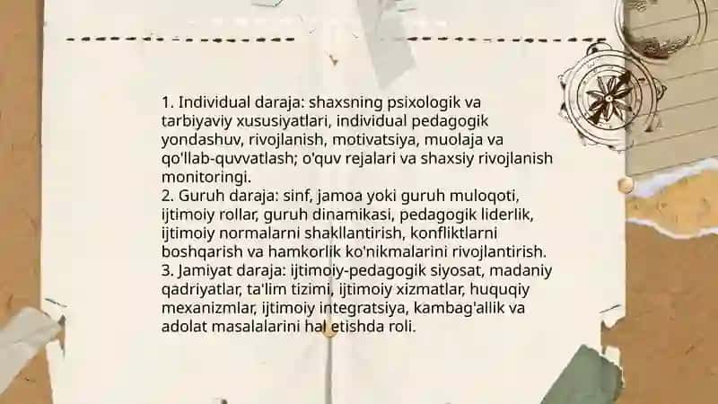 Mahallaning o'zi va ijtimoiy tarbiya 3