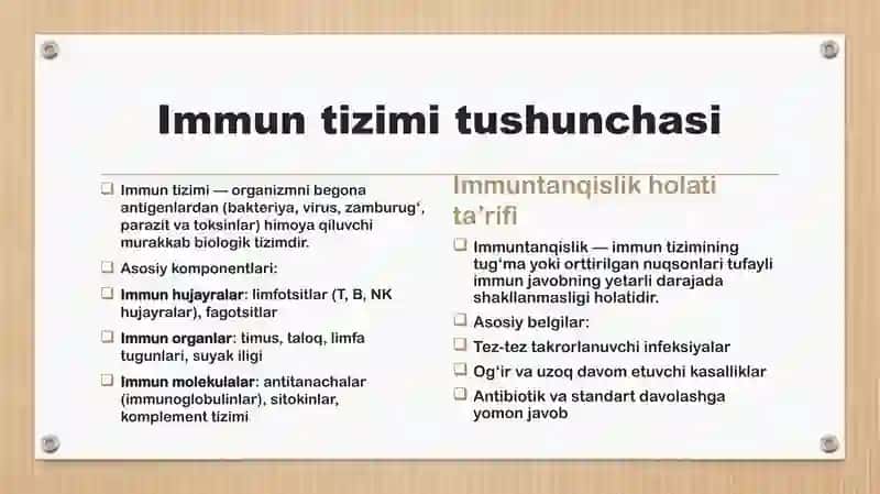 Immuntanqislik holatlari 3