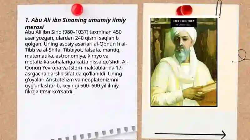 Abu Ali ibn Sinoning buyuk merosi 3