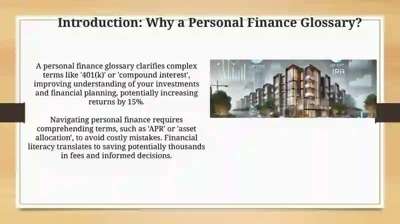Building a Personal Glossary of financial terms 3