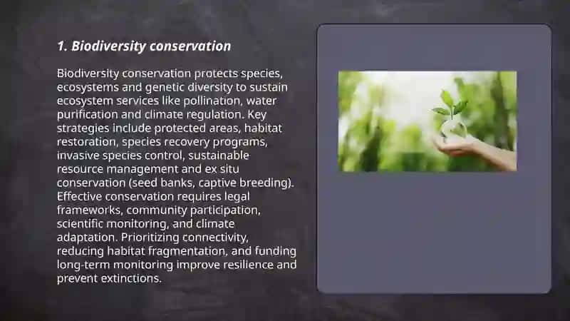 Preservation of the Environment 3
