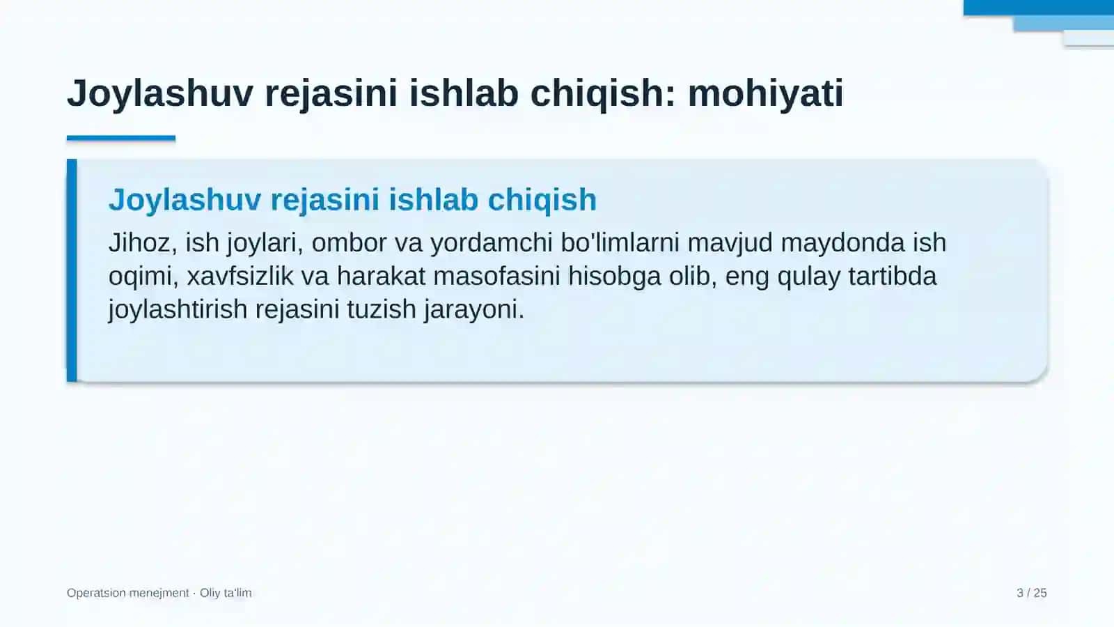 Asfalt-beton zavodlarida joylashuv rejasini ishlab chiqish 3