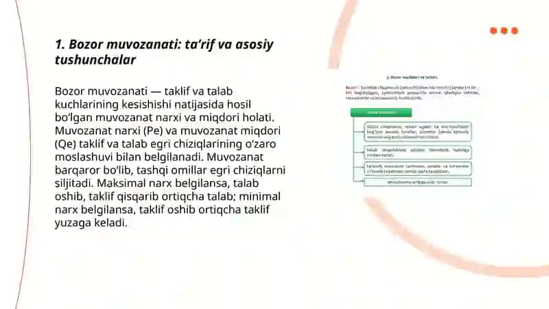 Bozor muvozanati 3