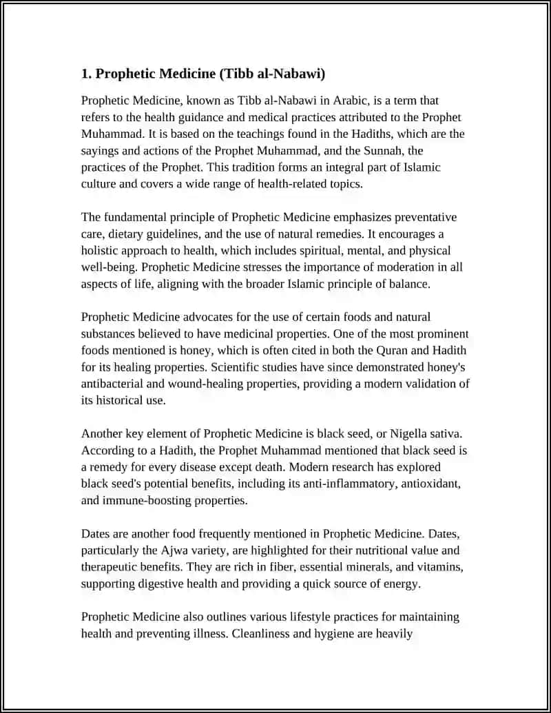 Islamic Medicine Course 3