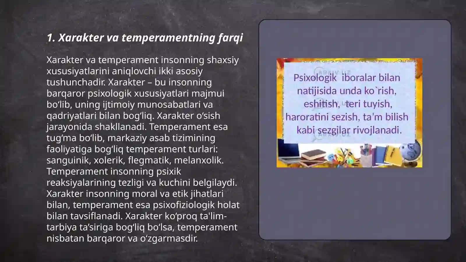 Temperamentning psixologik tavsifi 3