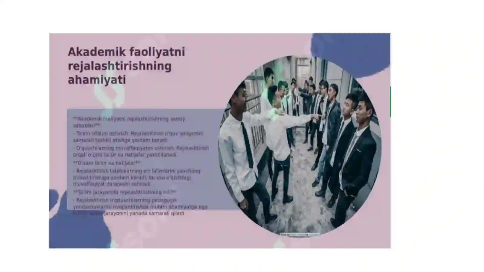 shahsiy akademik faoliyatni tashkil etish 3