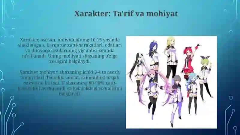 Xarakter: Ta'rif va mohiyat 3