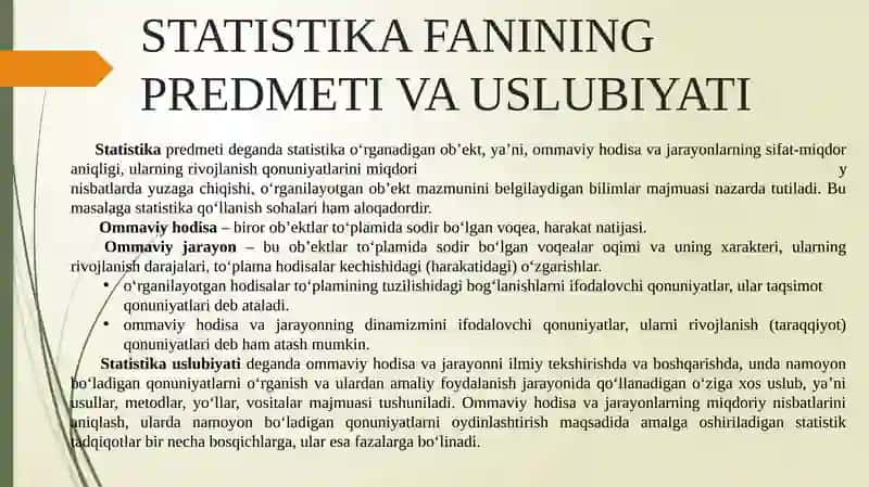 STATISTIKA NAZARIYASI 3