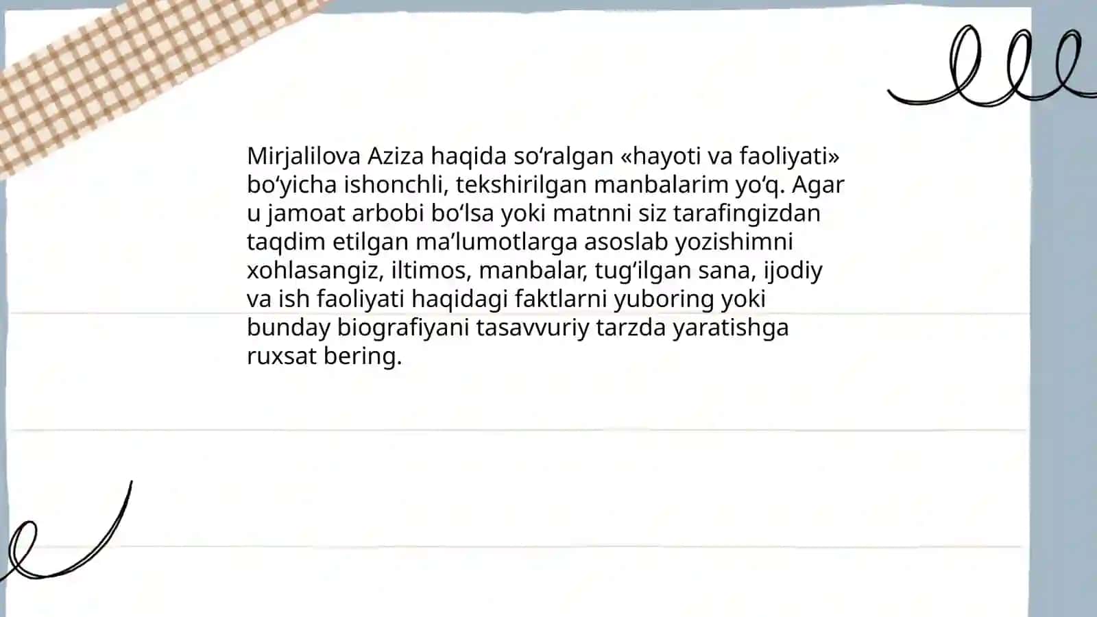 Mirjalilova Aziza: hayoti va faoliyati 3