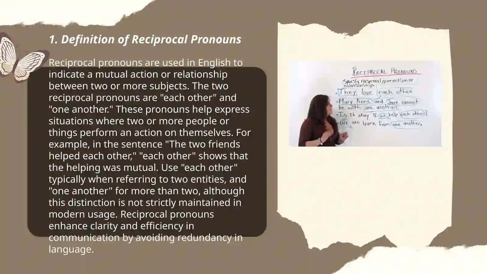 Reciprocal and relative pronouns 3