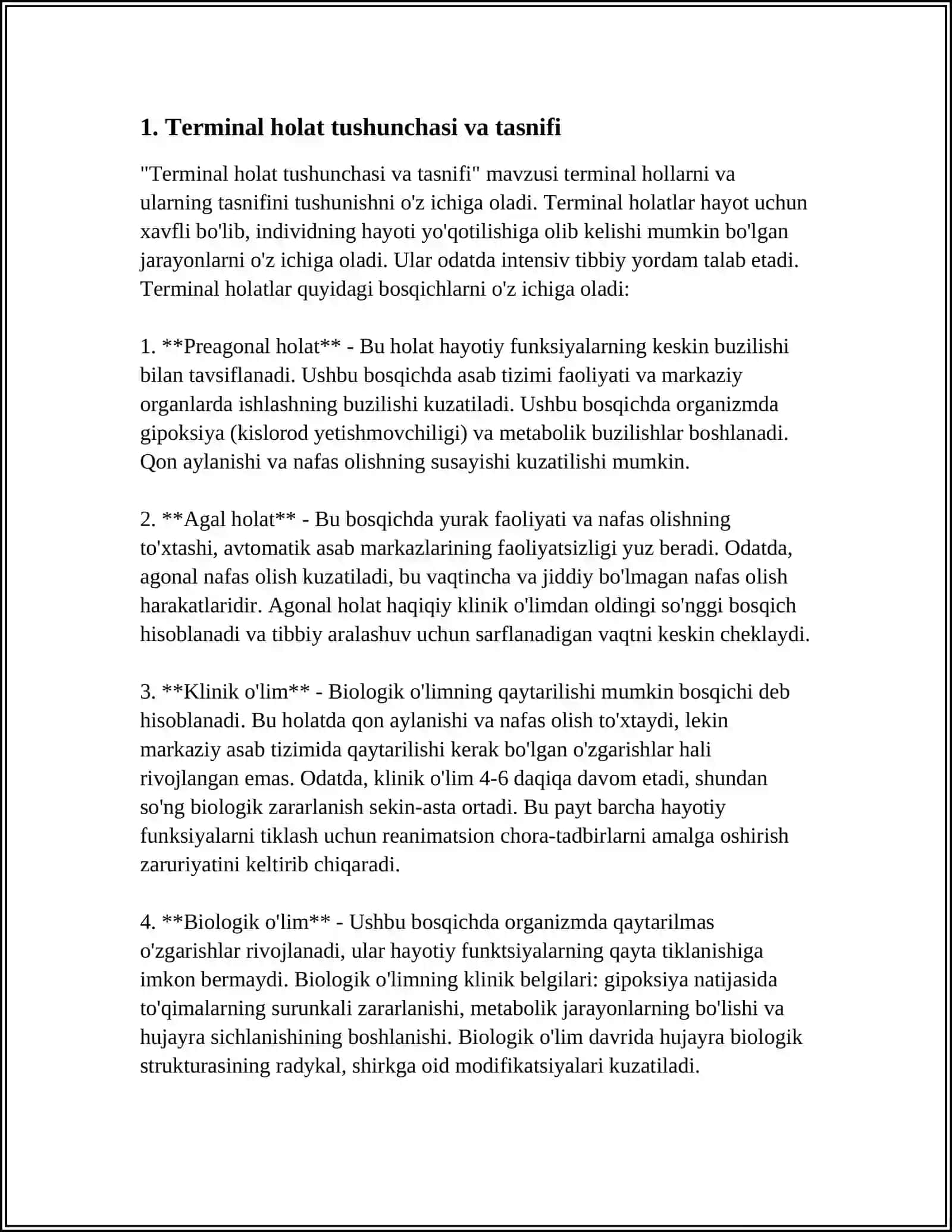 TERMINAL HOLATLAR VA REANIMATSIYA ASOSLARI 3