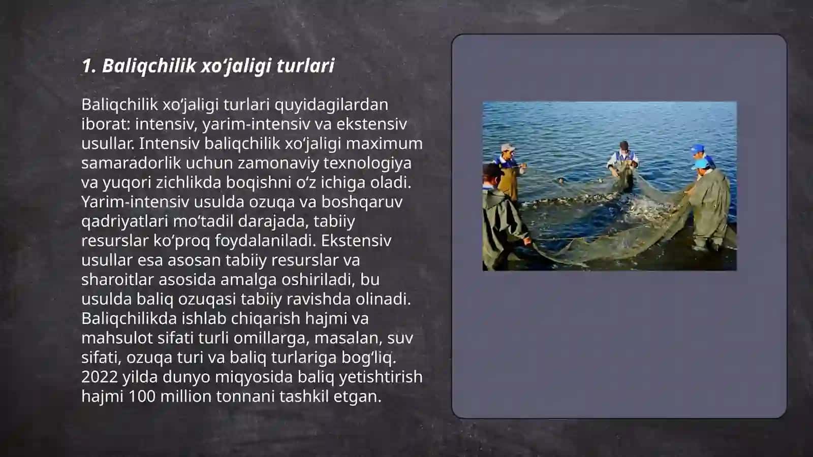 Baliqchilik xoʻjalikgini boshqarish formasi 3