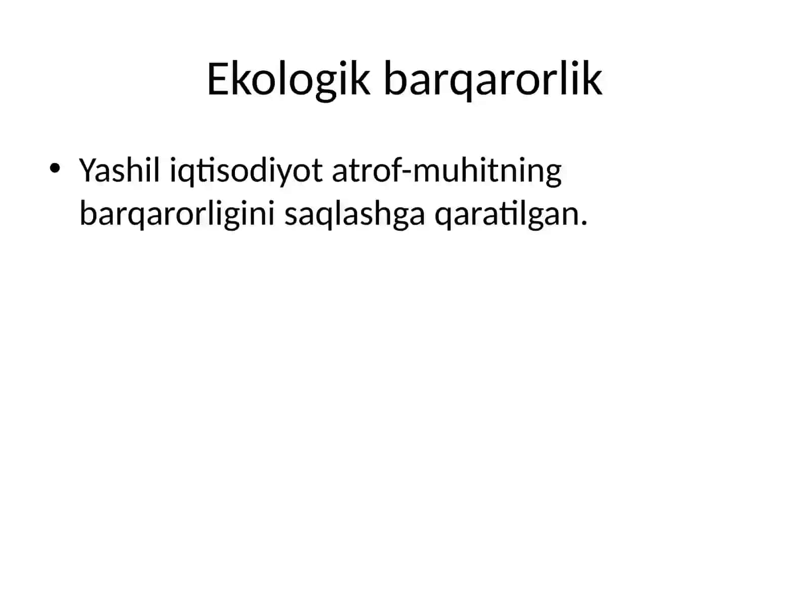 Yashil iqtisodiyotdagi tashqi ta'sirlar 3