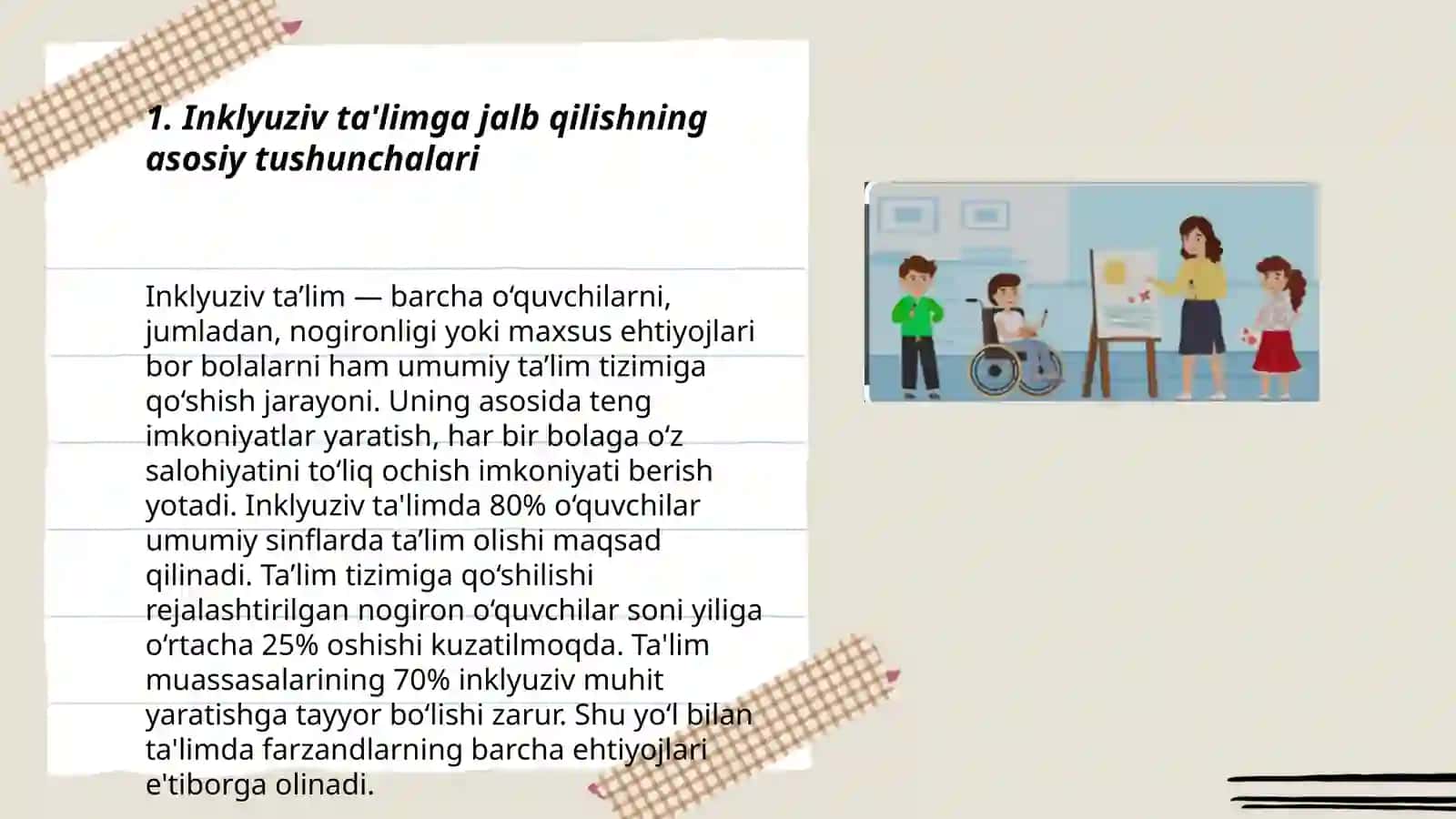 Inklyuziv ta'limga jalb qilish bosqichlari 3