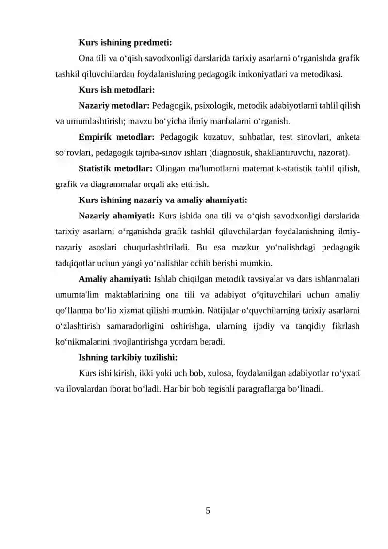 Ona tili va o‘qish savodxonligi darslarida tarixiy asarlarni o‘rganish 3