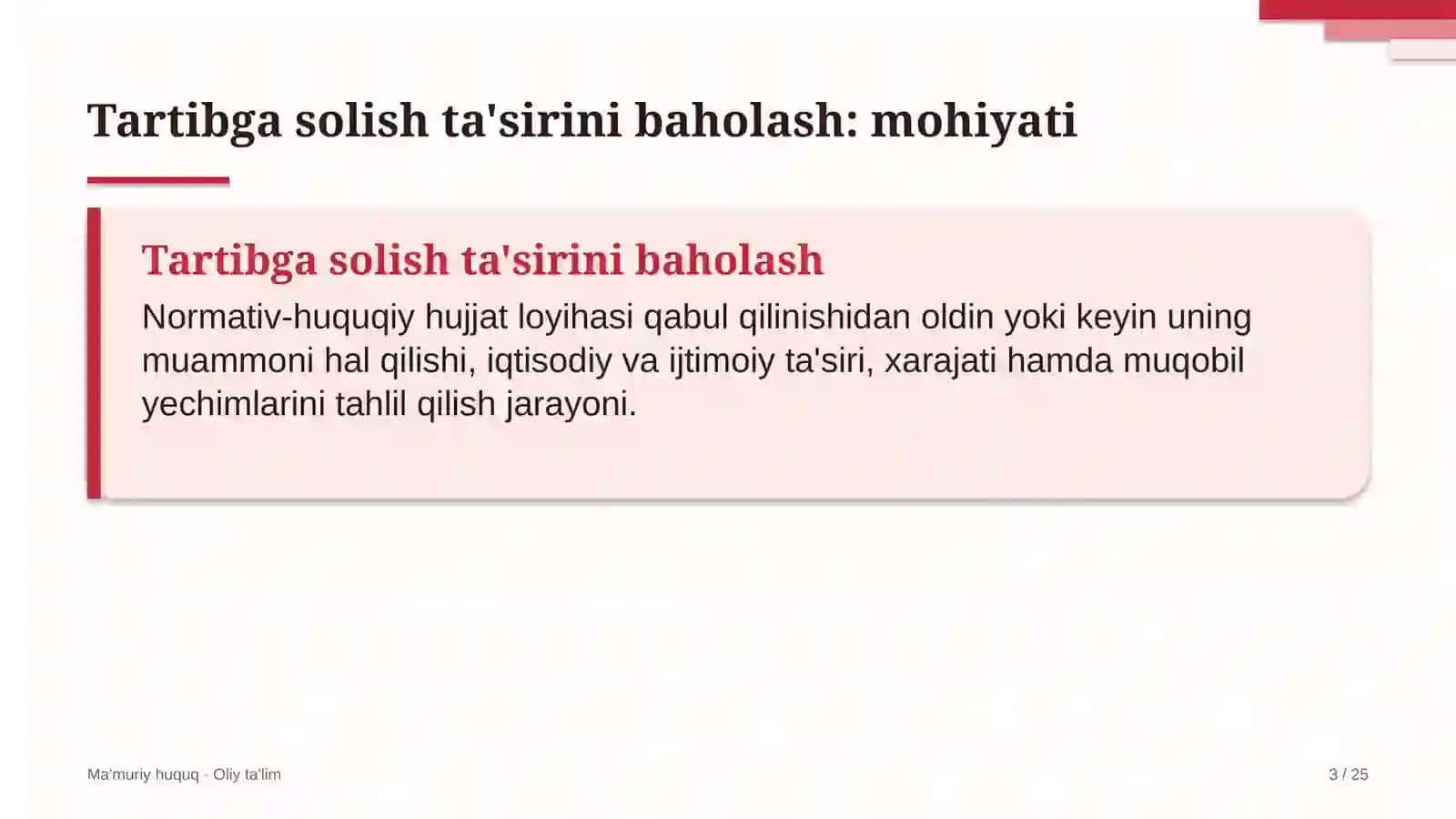 Elektronika sanoatida normativ-huquqiy hujjatlarning tartibga solish ta'sirini baholash 3
