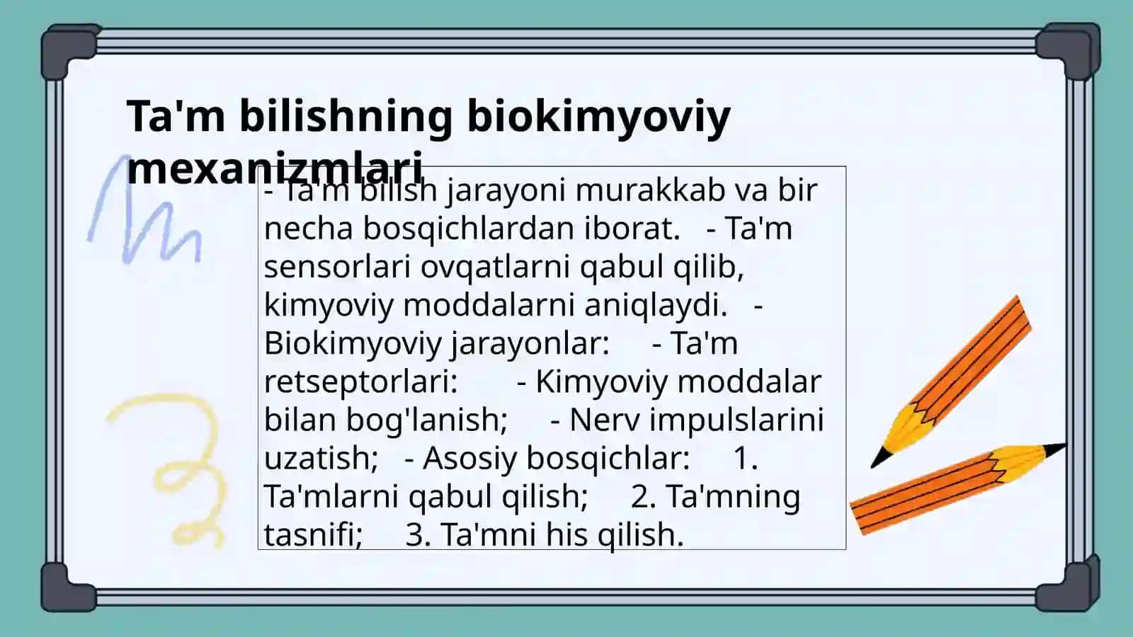 Ta'm bilishning biokimyoviy asoslari 3