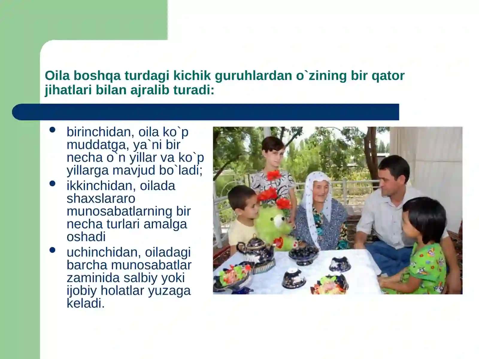 Oila haqida donishmandlarning  qarashlari 3