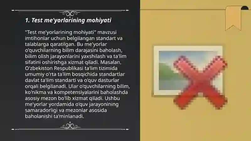 Test me'yorlari va ularning reprezentativliligi 3