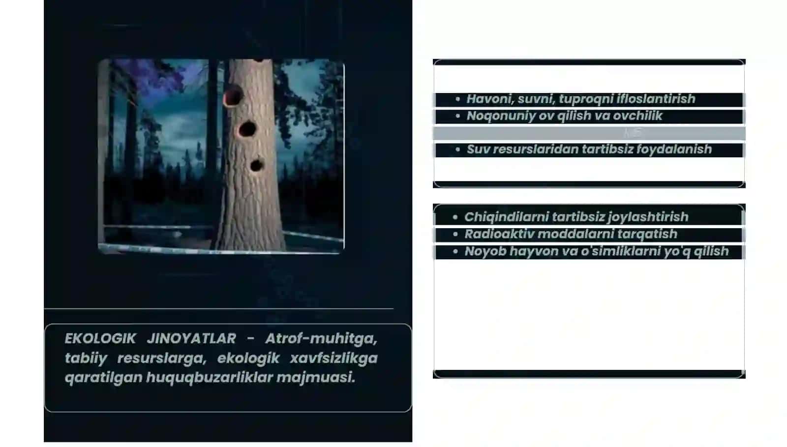 ekologiya sohasiga oid jinoyatlarni tergov qilish 3