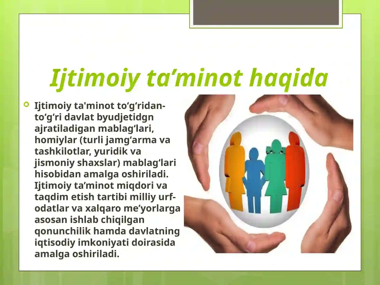 Ijtimoiy ta’minot va sog’liqni saqlash 3