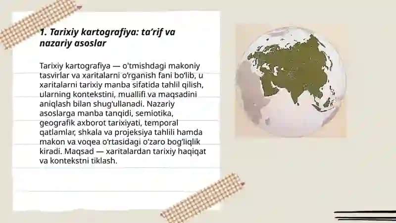 Tarixiy kartagrafiya va uning xususiyatlari 3